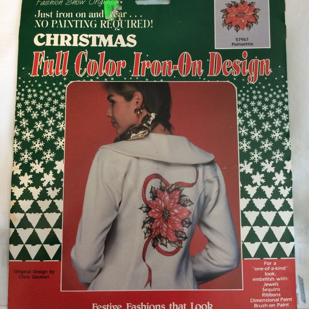 CHRISTMAS FULL COLOR IRON-ON DESIGN